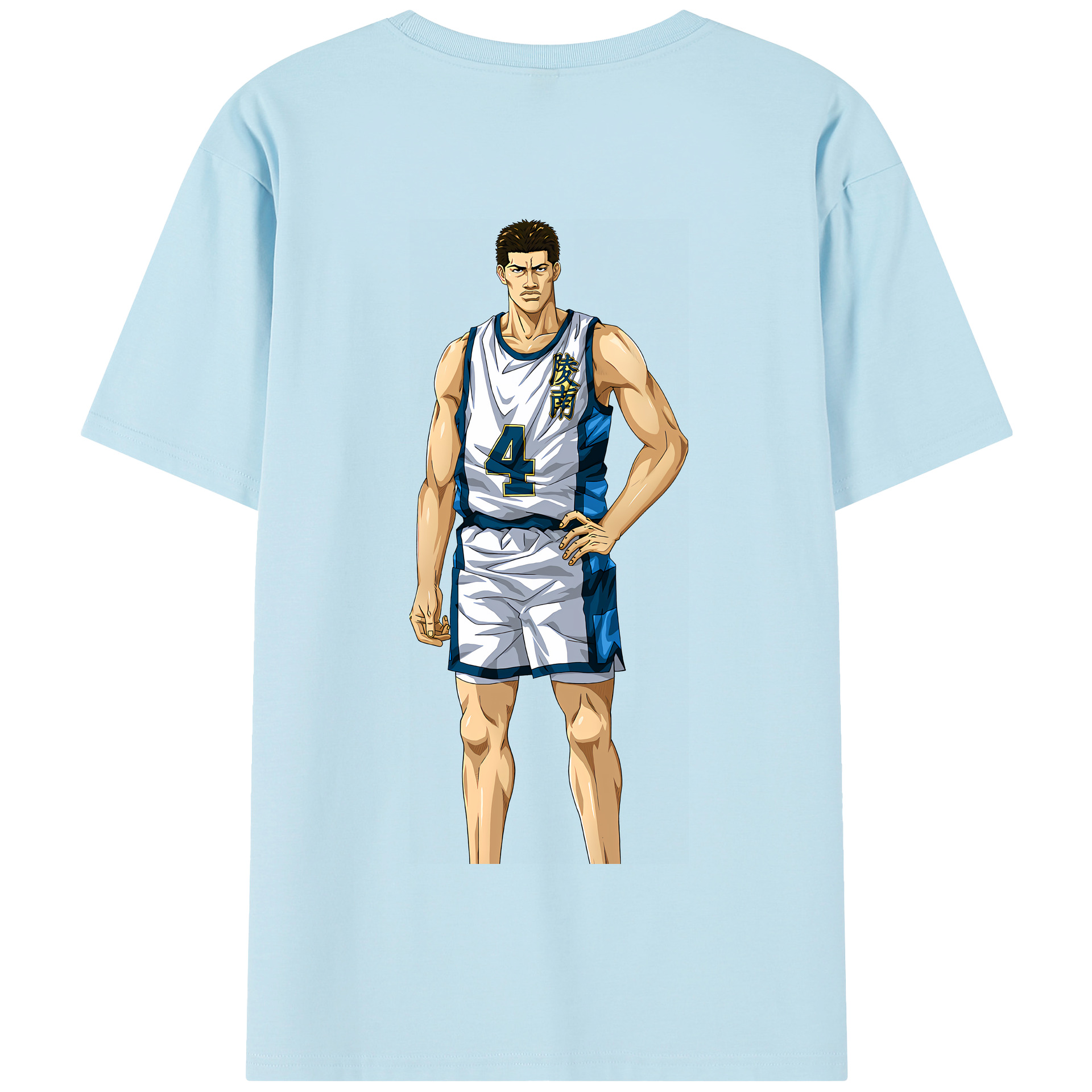 SLAM DUNK／スラムダンク 綿100％半袖Tシャツ（背面プリント）